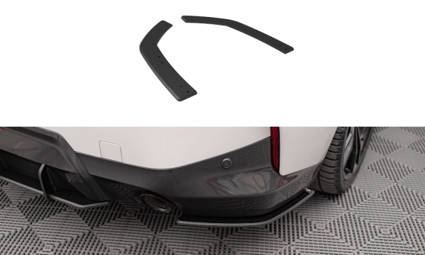 Maxton Design Street Pro Rear extension Flaps Diffusor red - BMW 2 Coupe M-Package G42