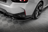 Maxton Design Street Pro Heckansatz Flaps Diffusor rot - BMW 2 Coupe M240i G42