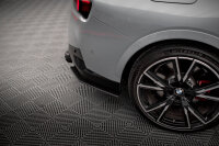 Maxton Design Street Pro Heckansatz Flaps Diffusor rot - BMW 2 Coupe M240i G42