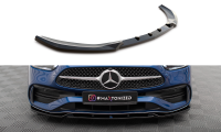 Maxton Design Front extension V.1 gloss black - Mercedes...