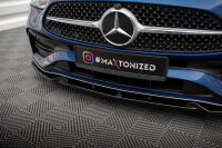 Maxton Design Frontansatz V.1 schwarz Hochglanz - Mercedes C AMG-Line W206