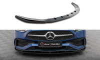 Maxton Design Front extension V.2 gloss black - Mercedes...