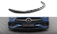 Maxton Design Front extension V.2 gloss black - Mercedes C AMG-Line W206