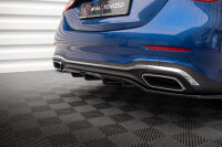Maxton Design Middle diffuser rear extension DTM Look gloss black - Mercedes C AMG-Line W206