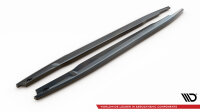 Maxton Design Side skirts extension gloss black - Mercedes C AMG-Line W206