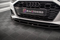 Maxton Design Front extension V.1 gloss black - Audi A4...