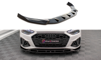 Maxton Design Front extension V.1 gloss black - Audi A4...