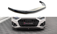 Maxton Design Front extension V.2 gloss black - Audi A4...