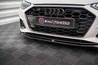 Maxton Design Frontansatz V.2 schwarz Hochglanz - Audi A4 S-Line / S4 B9 Facelift