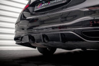 Maxton Design Middle diffuser rear extension DTM Look gloss black - Mercedes S AMG-Line W223