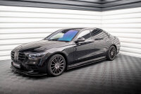 Maxton Design Side skirts extension gloss black - Mercedes S Long AMG-Line V223