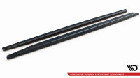 Maxton Design Side skirts extension gloss black - Mercedes S Long AMG-Line V223