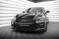 Maxton Design Front extension V.2 gloss black - Infiniti Q50 S MK1