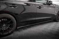 Maxton Design Seitenschweller Ansatz schwarz Hochglanz -...