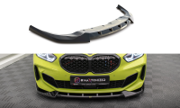 Maxton Design Front extension V.6 gloss black - BMW 1...