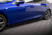 Maxton Design Side skirts extension gloss black - Lexus ES F Sport MK7