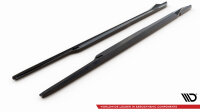 Maxton Design Side skirts extension gloss black - Lexus ES F Sport MK7