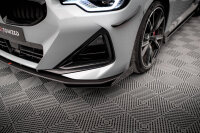 Maxton Design Front Flaps black gloss - BMW 2 Coupe...