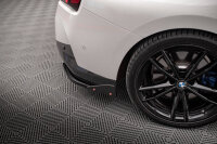 Maxton Design Rear extension Flaps Diffusor V.2 + Flaps gloss black - BMW 2 Coupe M-Package G42