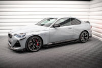 Maxton Design Side skirts extension V.2 + Flaps gloss black - BMW 2 Coupe M-Package / M240i G42