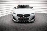 Maxton Design Front extension V.2 + Flaps gloss black - BMW 2 Coupe M-Package / M240i G42