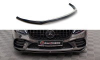 Maxton Design Front extension V.1 gloss black - Mercedes...