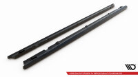 Maxton Design Side skirts extension gloss black - Mercedes C43 / C AMG-Line Limousine W205 Facelift