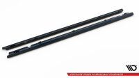 Maxton Design Side skirts extension gloss black - Mercedes C43 / C AMG-Line Limousine W205 Facelift