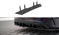 Maxton Design Street Pro Rear Bumper black-red - Mercedes C 43 Limousine W205 Facelift