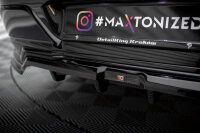 Maxton Design Middle diffuser rear extension DTM Look gloss black - BMW 7 M-Package G70