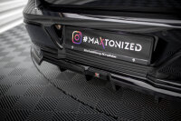 Maxton Design Mittlerer Diffusor Heckansatz DTM Look schwarz Hochglanz - BMW 7 M-Paket G70