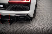 Maxton Design Heckansatz Flaps Diffusor schwarz Hochglanz - Audi R8 MK2 Facelift