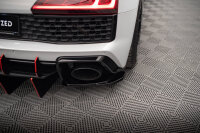 Maxton Design Rear extension Flaps Diffusor gloss black - Audi R8 MK2 Facelift