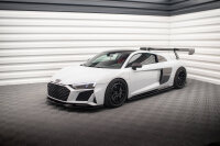 Maxton Design Side skirts extension V.2 gloss black - Audi R8 MK2 Facelift