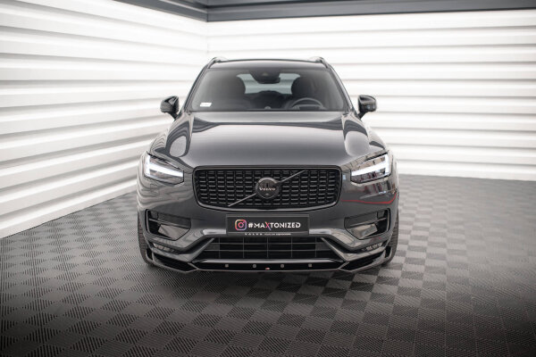 Maxton Design Frontansatz V.1 schwarz Hochglanz - Volvo XC90 R-Design MK2 Facelift