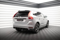 Maxton Design Attachment Rear Spoiler Cap gloss black - Volvo XC60 R-Design MK1 Facelift