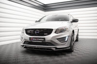 Maxton Design Front extension gloss black - Volvo XC60 R-Design MK1 Facelift