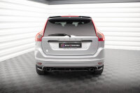 Maxton Design Middle diffuser rear extension gloss black - Volvo XC60 R-Design MK1 Facelift