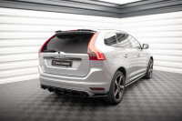 Maxton Design Rear extension Flaps Diffusor gloss black - Volvo XC60 R-Design MK1 Facelift