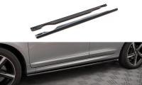 Maxton Design Side skirts extension gloss black - Volvo XC60 R-Design MK1 Facelift