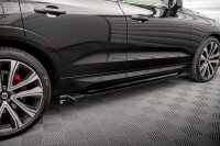 Maxton Design Side skirts extension gloss black - Volvo...