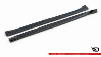 Maxton Design Side skirts extension gloss black - Volvo XC60 R-Design MK2 Facelift