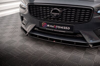 Maxton Design Front extension gloss black - Volvo V90 R-Design MK2