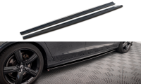 Maxton Design Side skirts extension gloss black - Volvo V90 R-Design MK2