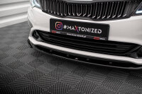 Maxton Design Frontansatz V.2 schwarz Hochglanz - Kia Optima MK4 Facelift