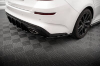 Maxton Design Heckansatz Flaps Diffusor V.2 schwarz Hochglanz - Kia Optima MK4 Facelift