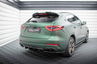 Maxton Design Middle diffuser rear extension DTM Look gloss black - Maserati Levante MK1