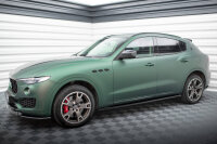 Maxton Design Seitenschweller Ansatz schwarz Hochglanz - Maserati Levante MK1