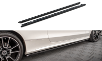 Maxton Design Side skirts extension gloss black -...