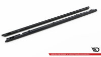 Maxton Design Side skirts extension gloss black - Mercedes C Coupe AMG-Line C205 Facelift